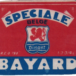 Etiquette Bayard - Spéciale Belge