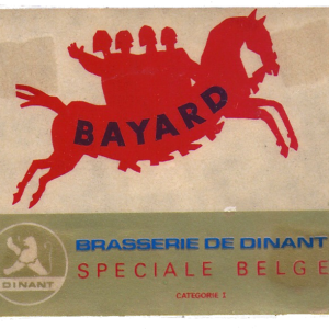 Etiquette Bayard - Brasserie de Dinant - Spéciale Belge - Catégorie 1