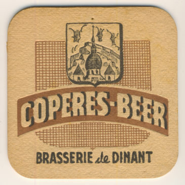 sous bock Coperes-beer sans bord brun