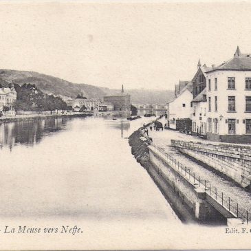 Carte postale avec la brasserie