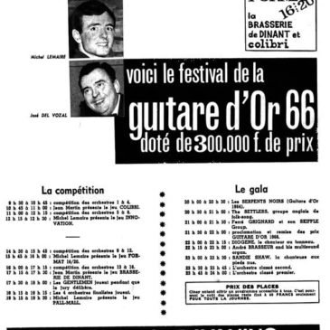 Ciney Guitare d’or 1966 (affiche)