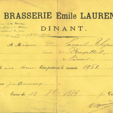 Document de 1876 de Mme Flores-Laurent