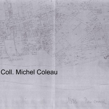 Plan cadastral de 1835, parcelle 733