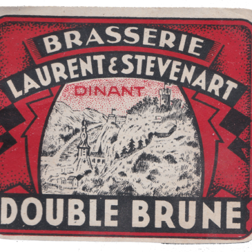 Etiquette Double Brune Laurent & Stévenart