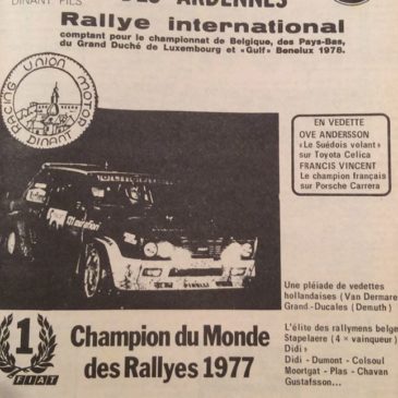 Le Mosan (1977) publicité circuit des Ardennes