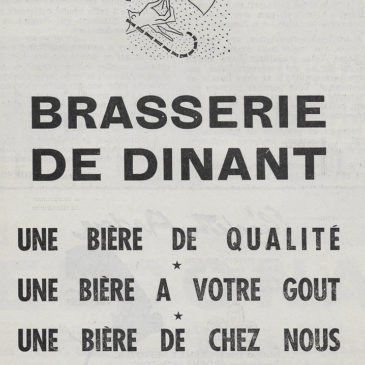 Publicité Dinant Pils (Le Mosan 26/02/1971)