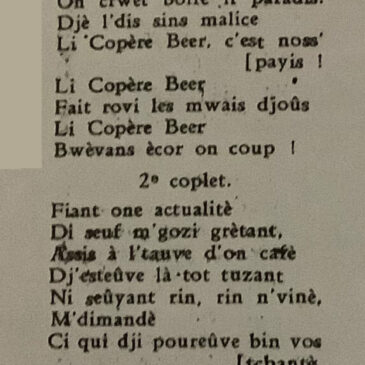 Chant « Li Copere Beer »