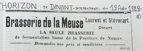 Vraiment précurseur de la fermentation basse (1928)