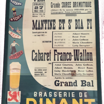 Affiche 27 mai 1956